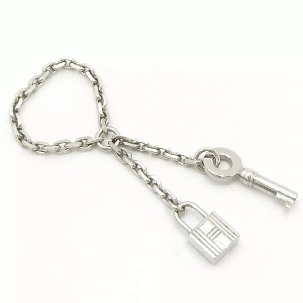 Authentic Hermes Cadena Motif Chain Type Silver T… - image 3